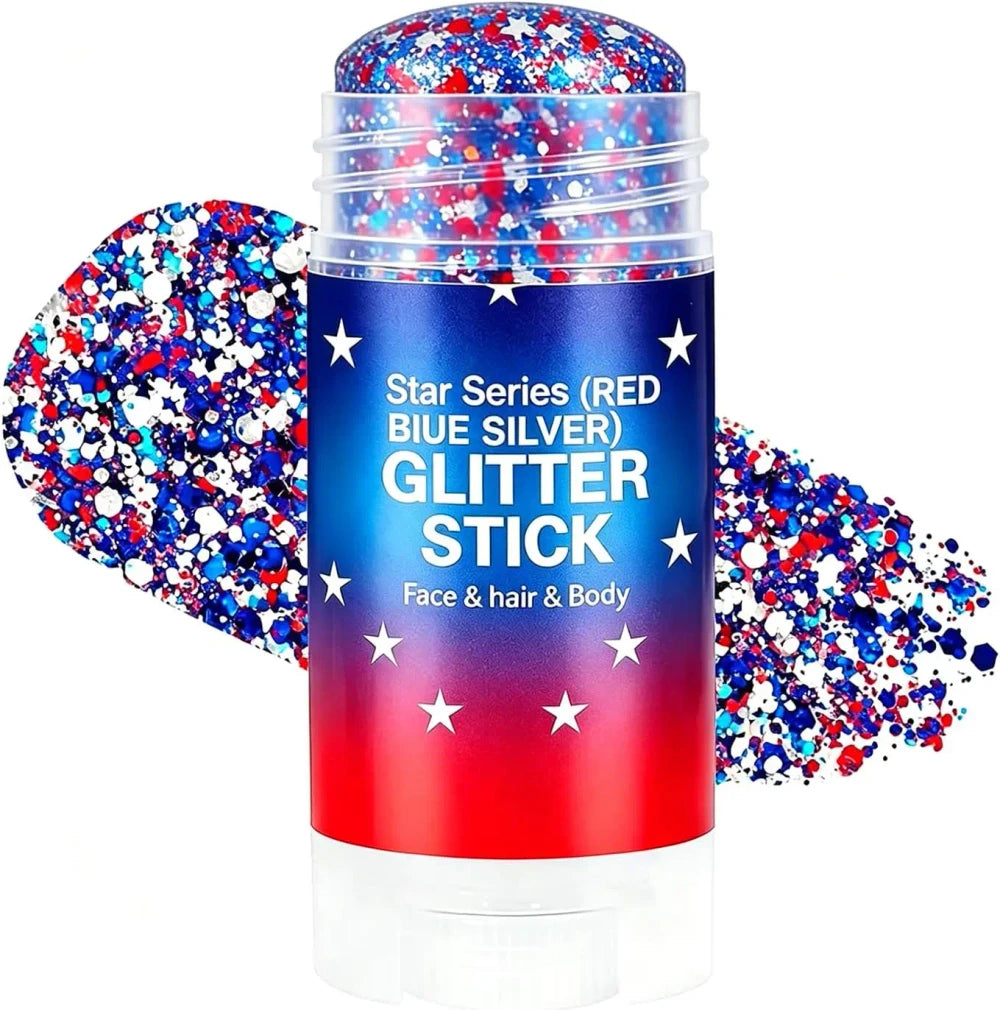 Patriotic Body Glitter Sticks