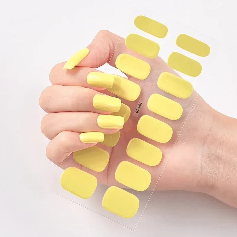 Gel Nail Wraps for UV Light