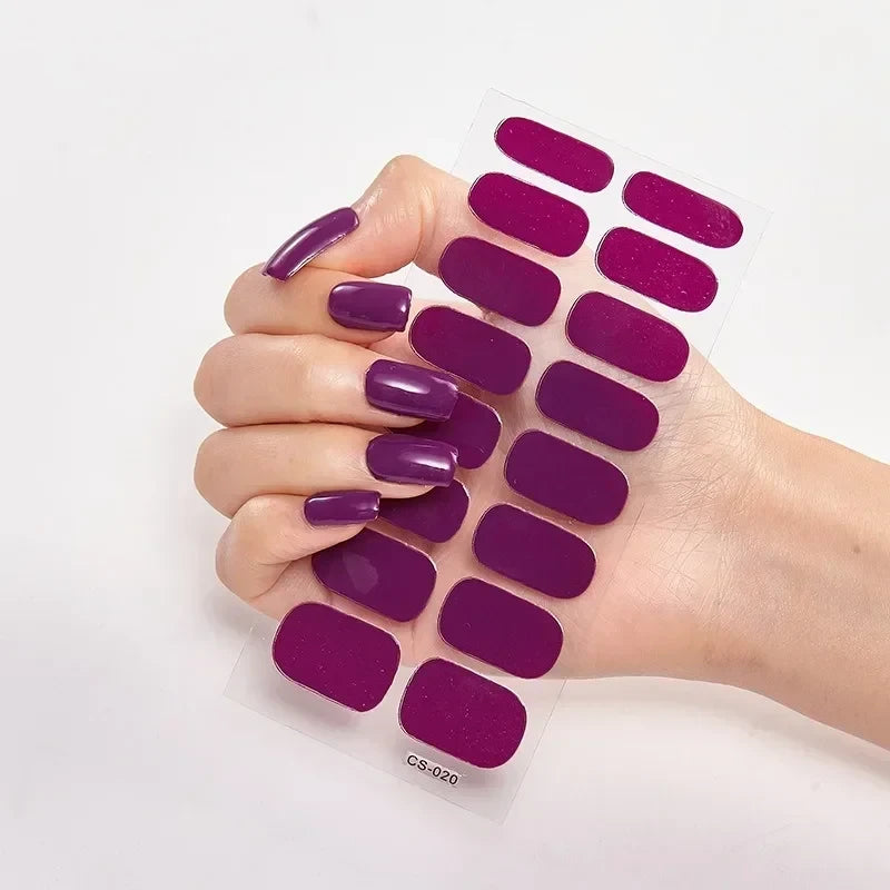 Gel Nail Wraps for UV Light