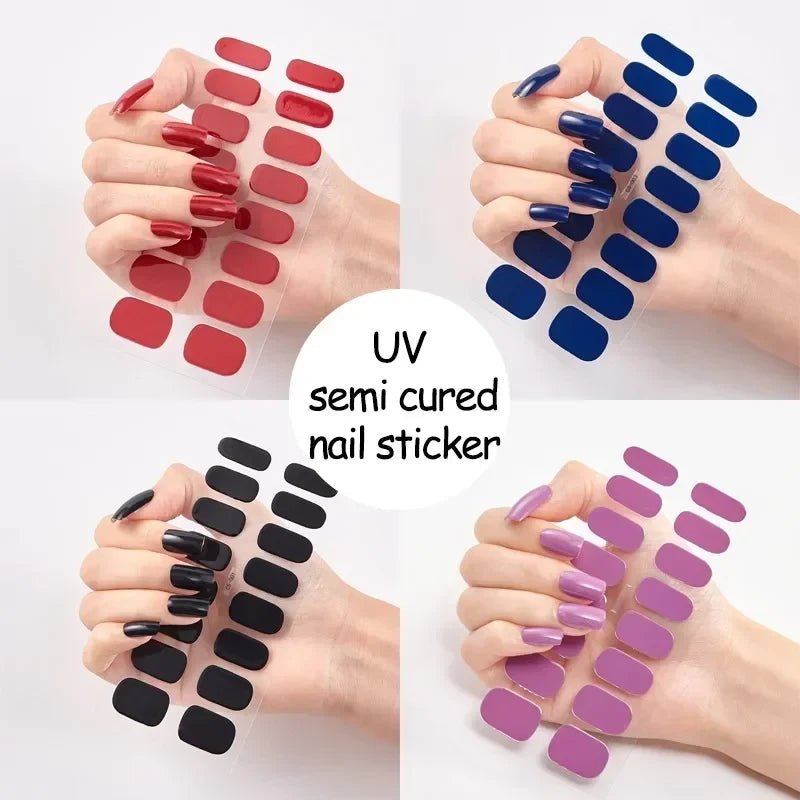 Gel Nail Wraps for UV Light